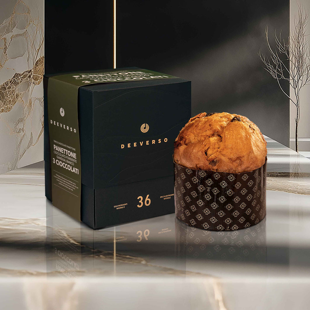Panettone Deeverso 3 cioccolati